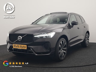 Volvo XC60 T6 AWD R-Design Long Range PHEV 398pk Dealer O.H | Trekhaak Af Fabriek | Panodak | Adaptive Cruise | Harman / Kardon | Camera | Lederen Sportstoelen Memory & Verwarmd | Keyless | Google Assist | Pilot Assist | Navigatie | Virtual | DAB | 21"L.M | Plug In Hybrid |