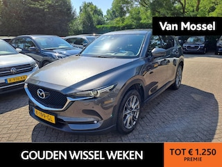 Mazda CX-5 2.5 SkyActiv-G 194 GT-M 4WD | SCHUIF-KANTELDAK | LEER | TREKHAAK | CAMERA | NAVIGATIE | STOEL-STUURWIELVERWARMING