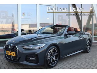 BMW 4-serie Cabrio (g23) 430i M-SPORT Leder Tartufo | Live Cockpit | Trekhaak | 360 Camera | Stoel-Stuur-Nekverwarming | Zeer Compleet | Nieuwstaat |