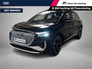 Audi Q4 40 S Line 82Kwh 150kW/204PK S line Panoramadak · Trekhaak · Apple/Android Car Play · Stoelverwarming · Navigatie · Parkeersensoren