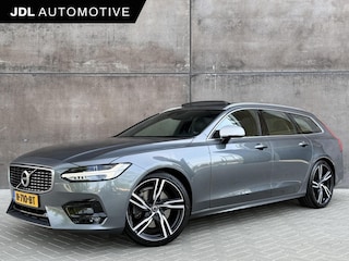 Volvo V90 2.0 T4 R-Design | Polestar Engineered | Trekhaak | Panoramdak | HUD | H&K | Memory stoelen 2x | Dealer onderhouden |