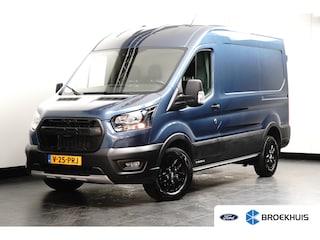Ford Transit 350 2.0 TDCI L2H2 Trail MHEV | Lederen Bekleding | Camera | Lichtmetalen Velgen | Stoelverwarming | DAB | Bijrijders Bank | Standkachel