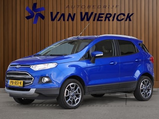 Ford Ecosport 1.0 EcoBoost Titanium 125 PK! | Keyless | Stoelverwarming | Half leer | Clima | Trekhaak | Navi | Dealer Onderhouden