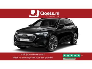Audi Q8 e-tron 50 quattro S Edition 95 kWh Adaptieve Cruise Control - stoelverwarming voor/achter - Sportstoelen - B&O - Head up - Uitgebreide interieurvoorverwarming - Comfortsleutel - Privacy glas -