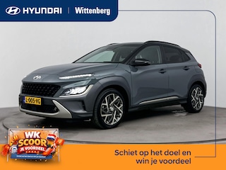 Hyundai Kona 1.6 GDI HEV Premium | Leer | Stoelventilatie | Trekhaak | Trekgewicht 1300kg | Stoel + stuurverwarming |