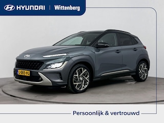 Hyundai Kona 1.6 GDI HEV Premium | Leer | Stoelventilatie | Trekhaak | Trekgewicht 1300kg | Stoel + stuurverwarming |