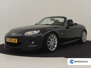 Mazda MX-5 Roadster Coupé 1.8 Hanabi 126pk | Cruise control | Lederen bekleding | Stoelverwarming | Airco | Elektrisch dak | 17"LMV