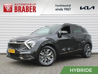 Kia Sportage 1.6 T-GDi Hybrid Dark Edition | Stuur-/stoelverwarming v+a | Camera | Elek. stoelverstelling | 18" LM | Cruise adapt. | Navi | Clima | Half leer/suède |
