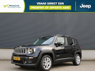 Jeep Renegade Altitude 1.5T e-Hybrid 130pk AUTOMAAT Navigatie | Parkeersensoren | Adaptive Cruise Control | Keyless Entry | Dode Hoeksensor | 1450kg trekgewicht |