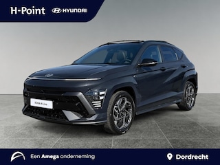 Hyundai Kona N Line Sky 1.6 GDI HEV 137pk | SCHUIF/KANTELDAK | STOEL + STUURVERW. | ADAPTIVE CRUISE | 360° CAMERA | ELEK. ACHTERKLEP |