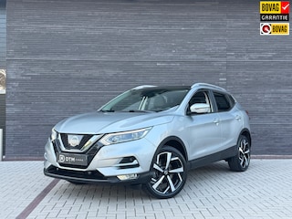 Nissan Qashqai 1.2 Tekna 360° Cam Trekhaak Pdc Pano Navi leder Led stoelverw.