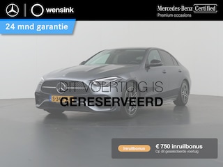 Mercedes-Benz C-klasse 180 AMG Line | Night | Stoelverwarming | Sfeerverlichting | Achteruitrijcamera |