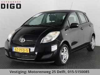 Toyota Yaris 1.3 VVTi BLACKLINE COMFORT EDITION 1e EIGENARESSE 100% ONDERHOUDEN. SPORTVELGEN.SPOILER TOPAUTO!