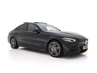 Mercedes-Benz C-klasse 180 AMG Line MHEV (INCL-BTW) *PANO | LEATHER | FULL-LED | DIGI-COCKPIT | HEATED-SPORTSEATS | BLINDSPOT | CAMERA | DAB | AMBIENTLIGHT | SHIFTPADDLES | PRIVACY-GLASS | ECC | PDC | CRUISE | CARPLAY | CARBON-INLAY