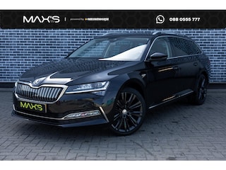 Skoda Superb Combi 1.4 TSI iV Laurent & Klement | Plug-in Hybrid (PHEV) | Lederen Bekleding | Matirx-LED Koplampen | Panoramadak | Stoelventilatie | Columbus Navigatie | Stoelverwarming voor en achter | Keyless Entry | Elektrische Achterklep | Cruise Control Adaptief