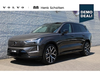 Volvo EX90 Twin Motor Ultra 7p. 106 kWh | Achterbank in delen neerklapbaar | Achterbank verwarmd | achteruitrijcamera | Apple Carplay & Android Auto | Airco separaat achter | Cruise control adaptief met Stop&Go en stuurhulp | Electronic climate controle | Elektrisch verstelbare stoel(en) met geheugen | Panoramadak var. transparantie | Rondomzicht camera | lichtmetalen velgen multi-spaaks 22" | Extra getint glas