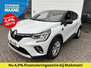 Renault Captur 1.6 E-Tech Plug-in Hybrid 160 PK Business | Metallic wit met zwart dak | Camera achter | Parkeersensoren voor |