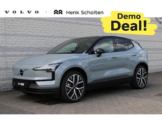 Volvo EX30 P5 Long Range Plus Black Edition Europa 69 kWh | Elektrisch verstelbare voorstoelen | Bestuurdersstoel met geheugen | Voorstoelen & stuurwiel verwarmbaar | Achteruitrijcamera | Dodehoekdetectie met correctie | Pilot Assist & Adaptive Cruise Control | Google Services | Apple Carplay & Android Auto | Extra getint glas | Elektrisch bedienbare achterklep | Warmtepomp | Vehicle-to-load |