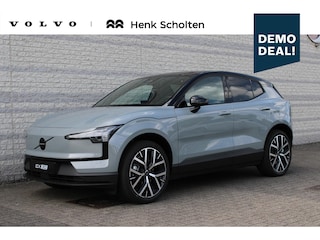 Volvo EX30 P5 Long Range Plus Black Edition Europa 69 kWh | Elektrisch verstelbare voorstoelen | Bestuurdersstoel met geheugen | Voorstoelen & stuurwiel verwarmbaar | Achteruitrijcamera | Dodehoekdetectie met correctie | Pilot Assist & Adaptive Cruise Control | Google Services | Apple Carplay & Android Auto | Extra getint glas | Elektrisch bedienbare achterklep | Warmtepomp | Vehicle-to-load |