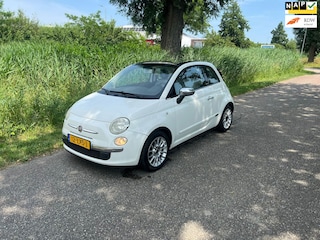 Fiat 500 1.2 Lounge Automaat Airco Half Leder Cabrio