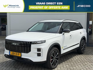Jaecoo 7 Phev Exclusive 348PK | 19 Inch velgen | Trekhaak afneembaar | Elektrisch verstelbare voorstoelen | Panoramadak/schuifdak | Lederen bekleding | Adaptief cruise control | 1500KG Trekgewicht