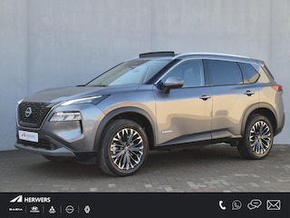 Nissan X-Trail 1.5 e-Power Tekna Automaat / Schuifdak / Fabrieksgarantie tot 04-2028<100.000 / All season banden / Head Up Display / Elektrische achterklep /  / Stuur-, Stoel & Achterbank verwarming / Adaptief cruise control /
