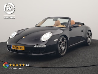 Porsche 911 Cabrio 3.8 Carrera S 355pk Dealer O.H | Sport Chrono | Cruise Control | Climate Control | Lederen Sportstoelen Verwarmd | Navigatie | Sportuitlaat |