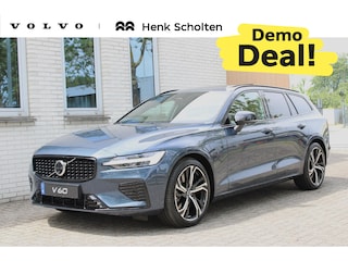 Volvo V60 T6 AWD Plug-in Hybrid Aut. Plus/Dark | Voor- en achter stoelen verwarmd | Head- up Display | Panorama dak | 360 graden camera | 19 inch lichtmetalen velgen | Nappa ledere bekleding | Extra getint glas achter | Apple Carplay/Android Auto |