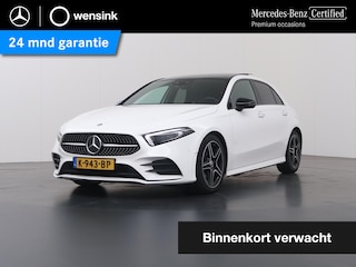 Mercedes-Benz A-klasse 180 Business Solution AMG | Night | Panoramadak | Trekhaak | Keyless | Memory | Premium Sound | Multibeam | Widescreen |