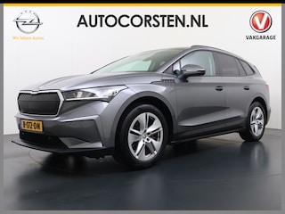 Skoda Enyaq iV 60 SOH 91% Warmtepomp Adap.Cruise Stuur+Stoelverwarming Camera 3-Zone Ecc Navi Apple Carplay Android Auto Keyless Advanced Pdc Lane Assist Dodehoek Assist Lmv 19" Bluetooth DAB Virtual Cockpit Verkeersbord Detectie 1e Eigenaar Origineel Nederlandse Auto Dealeronderhouden