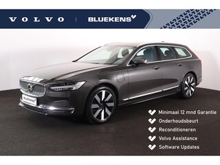 Volvo V90 T6 Recharge AWD Plus Bright - IntelliSafe Assist & Surround - 360º Camera - Harman/Kardon audio - Adaptieve LED koplampen - Verwarmde voorstoelen & stuur - Parkeersensoren voor & achter - Elektr. bedienb. voorstoelen met geheugen - 19' LMV