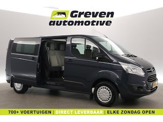 Ford Transit Custom 2.2 TDCI L2H1 | Dubbele Cabine | Airco | Cruise | Camera | Trekhaak | Parkeersens.