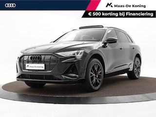 Audi e-Tron 55 quattro S edition 95 kWh 408pk · Panoramadak · Camera · Luchtvering · Elek. Stoelen + Geheugen · Afneembare Trekhaak · Matrix LED · Keyless ·