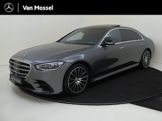 Mercedes-Benz S-klasse 580 e Lang / AMG/ 20 inch/ Night/ Aug. Reality Head Up/ Rear Plus Pack/ Burmester 3D/
