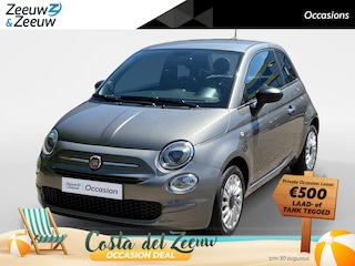Fiat 500 1.0 Hybrid Cult Airco , lichtmetalen velgen 15" , navi  , parkeersensor , tel , usb-c , Apple Carplay/Android Auto .