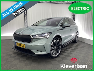 Skoda Enyaq iV 80 First Edition | Apple carplay | Navi | Trekhaak | Leer | LED | El. stoel links | El. achterklep | 21 inch