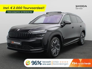 Skoda Kodiaq 1.5 TSI MHEV Sportline Business 7p 150PK DSG Panoramadak, Trekhaak, 20" LM Velgen, Matrix LED-verlichting, Achteruitrijcamera, Winterpakket, Keyless, Side Assist, Elektr. Achterklep