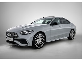 Mercedes-Benz C-klasse 300 e Business Solution AMG | Nightpakket | GUARD 360° Plus | Burmester® 3D surround sound | Trekhaak | Middenconsole metaalstructuur | Panoramaschuifdak | 360° camera | Diamond grill |