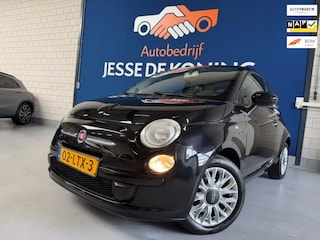 Fiat 500 1.2 Pop Automaat / bj.2010 / kleur: zwart / Airco / NAP met 100617 km.en APK tot 04/2027 / Sportvelgen / Half Leder/ etc.