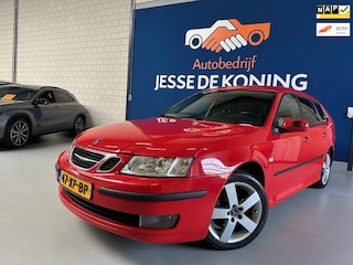 Saab 9-3 Sport Estate 1.8 Linear / bj.2007 / kleur; rood / half leder / sportvelgen / APK 08/2026 en NAP met 277142 km./ climate /
