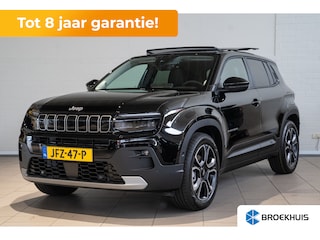 Jeep Avenger Summit 54 kWh | 8 Jaar Garantie | Panoramadak | El. Achterklep | Stoelverwarming | Navigatie | Camera | Parkeersensoren | Apple Carplay & Android Auto |