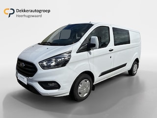 Ford Transit Custom 300 2.0 TDCI 130PK L2H1 Trend Dubbele Cabine Apple Carplay/ Android Auto - Voorruitverwarming - Stoelverwarming - Lat om Lat betimmering - houten vloer - trekhaak