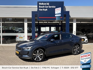 Polestar 2 Standard Range Single Motor 63kWh / Adaptieve Cruise-Control Stop&Go / Stoelverwarming / Elektr.-Stoelen met Geheugen / Elektr.-Wegklapbare Trekhaak / Dodehoek-Detectie / Rondom-Camerazicht / Keyless / Adaptieve LED-Koplampen / Standkachel / Elektr.-Achterklep / Apple-Carplay & Android-Auto / Navi / DAB Radio-Bluetooth / Armsteun V+A / PDC V+A / 19'' LMV / ENZ.