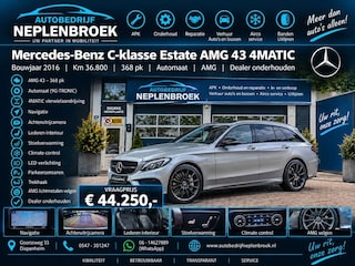 Mercedes-Benz C-klasse Estate AMG 43 4MATIC Bj 2016 368pk Dealer onderhouden