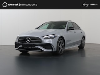 Mercedes-Benz C-klasse 300e Business Solution AMG | Trekhaak | Burmester | 360° camera | Panoramaschuifdak | Nightpakket |  Stoelverwarming voor |