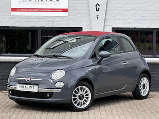 Fiat 500 1.2 Lounge Cabrio Airco PDC Half Leder