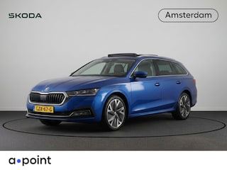 Skoda Superb Combi 1.5 TSI MHEV First Edition 150 pk Automaat (DSG) | Verlengde garantie | Navigatie | Panoramadak | Parkeersensoren (Park assist) | Rondomzicht camera | Matrix LED koplampen |