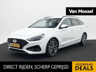 Hyundai i30 Wagon 1.6 T-GDi Premium | Lederen bekleding | Stoelverkoeling | Stoelverwarming | Achteruitrijcamera | Adaptieve Cruise Control | Climate Control
