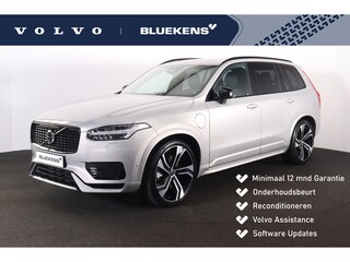 Volvo XC90 T8 Recharge AWD Ultimate Dark Luchtvering - Panorama/schuifdak - IntelliSafe Assist & Surround - 360º Camera - Bowers & Wilkins audio - Adaptieve LED koplampen - Verwarmde voorstoelen, stuur & achterbank - Parkeersensoren voor & achter - Elektr. bedienb. voorstoelen met geheugen - Draadloze tel. lader - Extra getint glas - Inklapbare trekhaak - 22' LMV