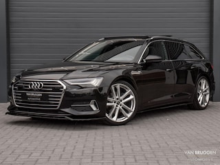 Audi A6 Avant 45 TFSI quattro S-Line Pano 360 HUD B&O Trekhaak S6 Leer E-Stoelen Sfeer 21"